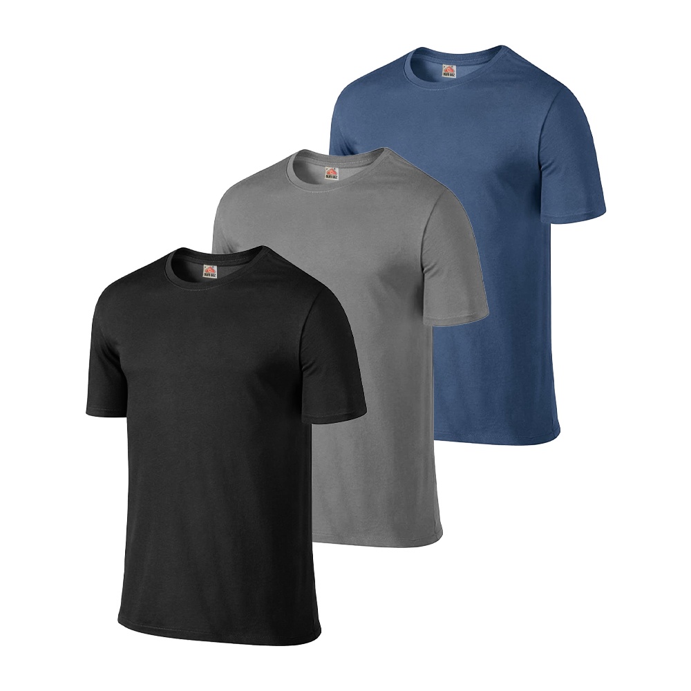 Kit 3 Camisetas Masculinas Básicas Lisa Poliéster Premium