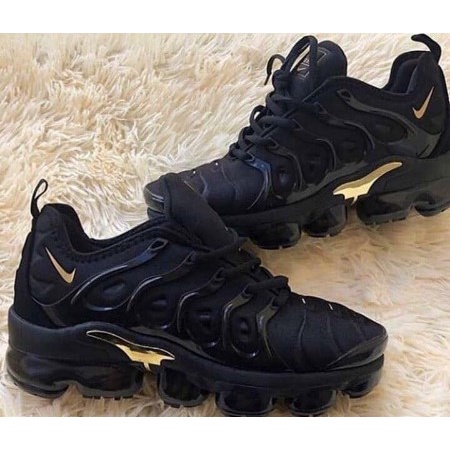 Tênis Vapor Max Plus Preto Confortável Barato Vapormax Plus - OFERTA RELAMPAGO