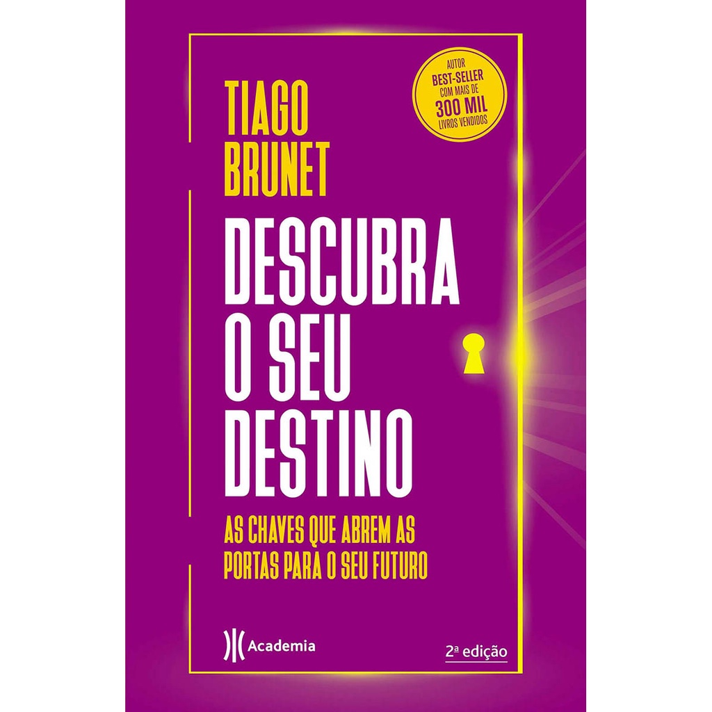 Livro Descubra o seu Destino - Tiago Brunet | Shopee Brasil
