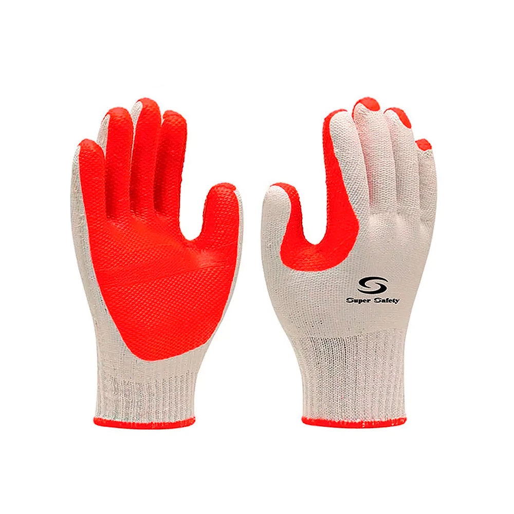 Kit 6 Luva Rubber Tricotada Emborrachada tipo Gladiador Reforçada Super ...