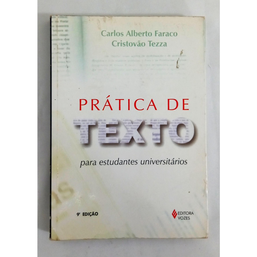 Prática De Texto Para Estudantes Universitários de Cristovão Tezza e ...
