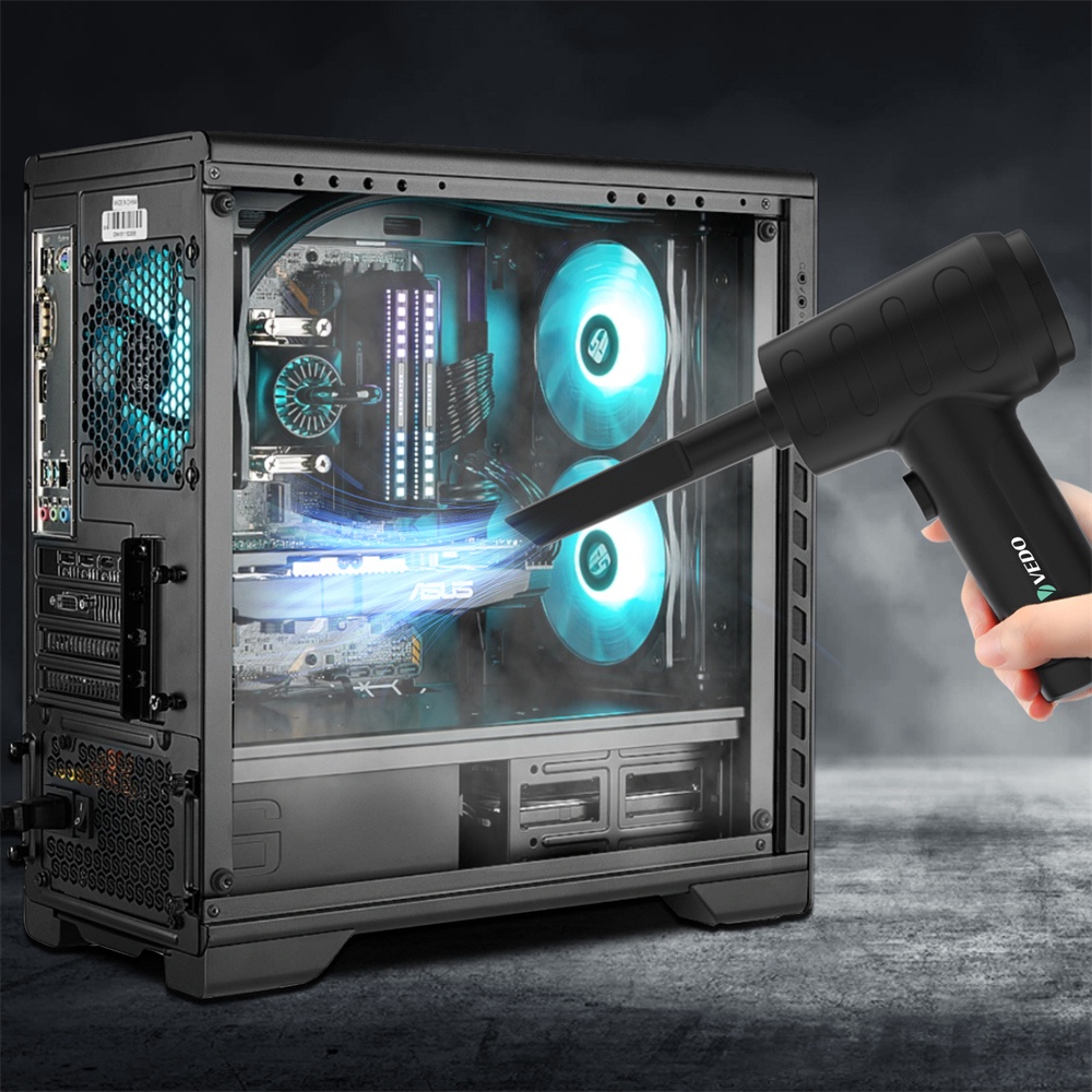 Soprador De Pó Elétrico Para Limpeza De Ar Comprimido Pc
