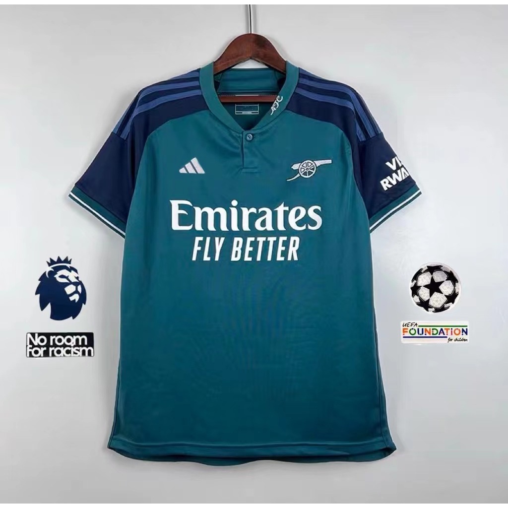[Versão Fan] 23-24 Arsenal Terceiro S-4XL Jersey De Futebol
