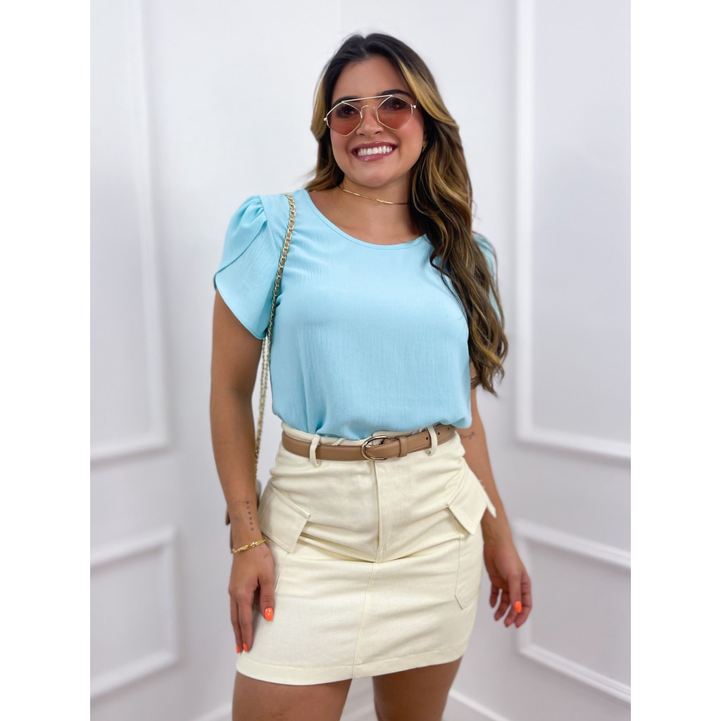 BLUSA PRINCESS DELUXE LUANA MANGUINHA / D/ EM TULE E RENDA /DESENHO MINI  CORAÇÕES( COR PRETA)