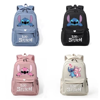 Stitch Interstellar Baby Casual Oxford Cloth Elementary School Mochila Para Meninas