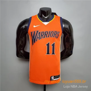 Hot Pressed Camiseta Golden State Warriors 11 Klay Thompson nba jerseys regata De Basquete masculina