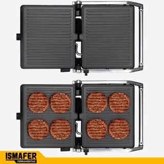 Grill Press Prime Inox Gradiente Pggr152 Cobre 1500w