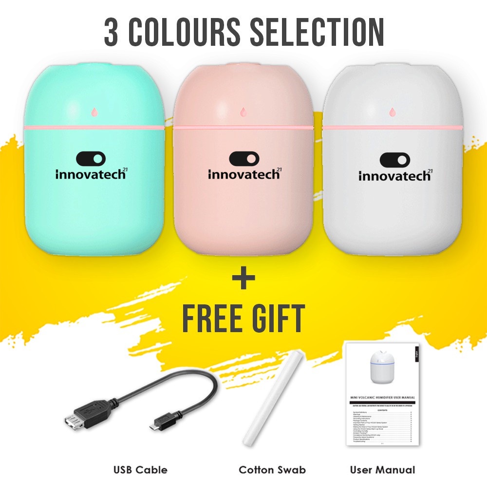Mini Umidificador Difusor Aromatizador Egg Portátil Usb Led Aromatizador De Ambiente Purificador nano atomizador de luz noturna