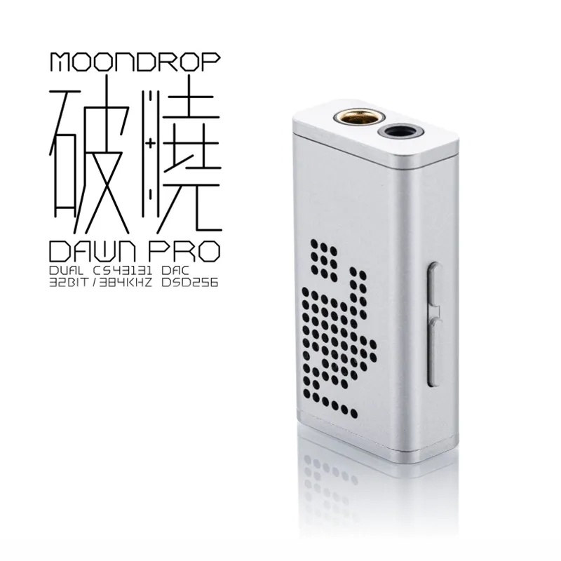 MOONDROP DAWN Protable USB DAC/AMP Dual CS43131 32Bit/384kHz DSD256 Decodificador Amplificador De Heasphone