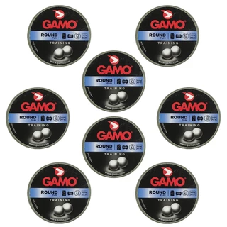 8x Chumbinho/Carabina 4.5mm 250un. Gamo Round 8.17gr