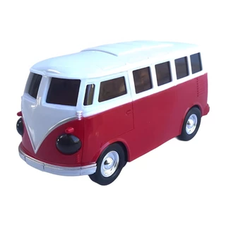 Carrinho Kombi Com Sons E Luzes Bate/Volta 360° Vermelho 1052