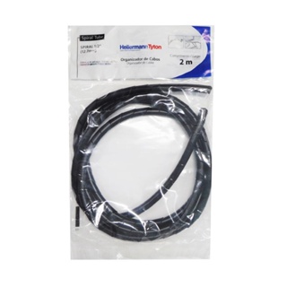 Organizador de fios HellermannTyton spiral 2m 1/2" preto