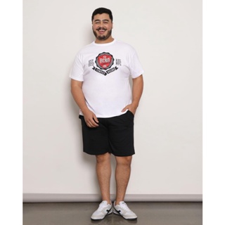 Bermuda Plus Size Masculina Moletinho Preta
