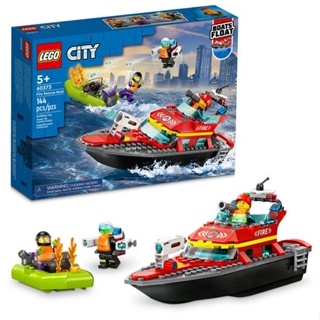 LEGO city barco de resgate dos bombeiros (144 peças)
