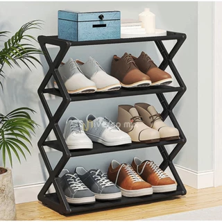 Sapateira Prateleira Sanfonada 4 Andares Organizadora Multiuso Sapatos Livros Brinquedos