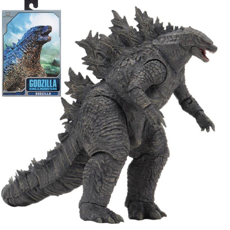 NECA Godzilla Monstros 2019 versão cinematográfica de 7 polegadas Articulações móveis Modelo de caixa de brinquedo YTQA