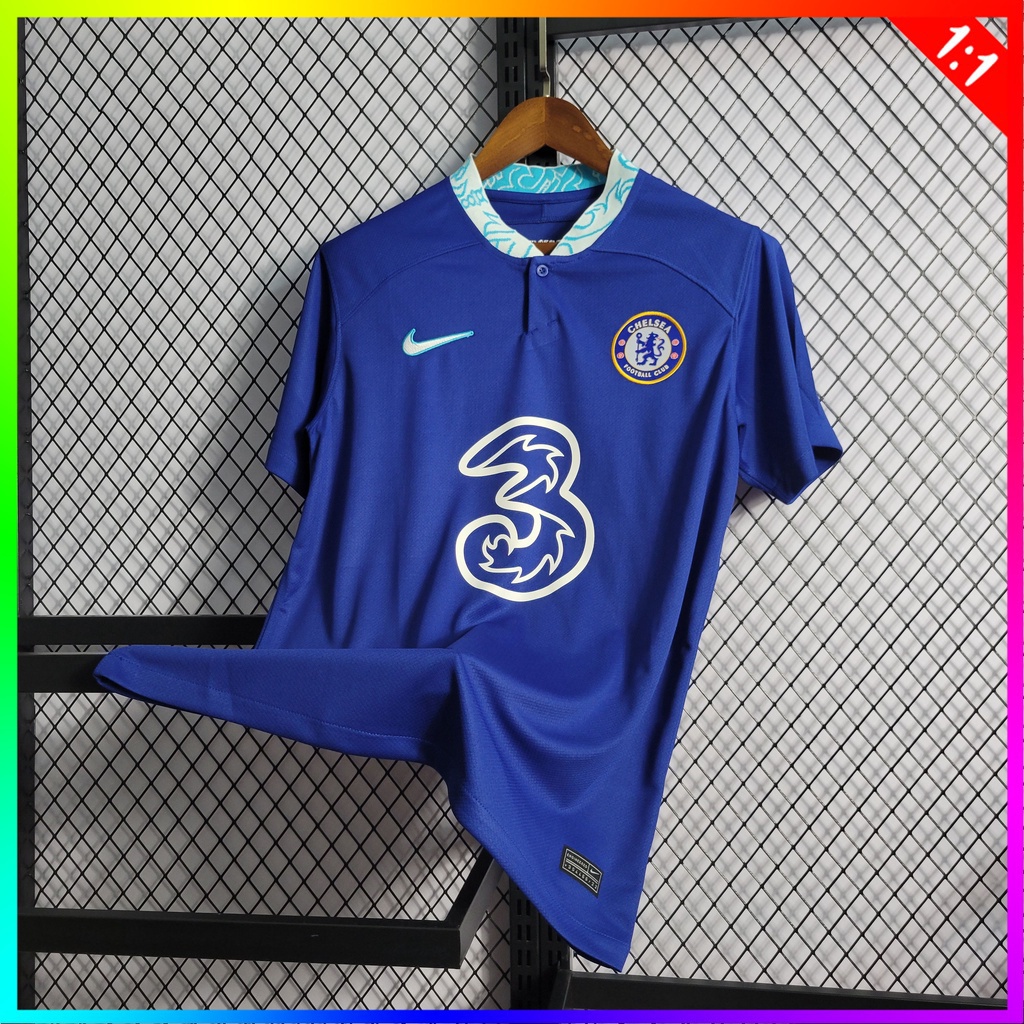 2022/23 Chelsea Camisa De Futebol Masculino Match 1 Blusa Branca Azul 1 : 1 Equipe Thai Quality 9NVZ