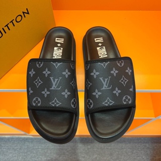 Sandálias Louis Vuitton LV Estação Europeia 2022 Novo Estilo Estrela Venda  Quente Mesmo Moda Combina Com Tudo Confortável Respirável Verão Refrescante  Chinelos Masculinos - Escorrega o Preço