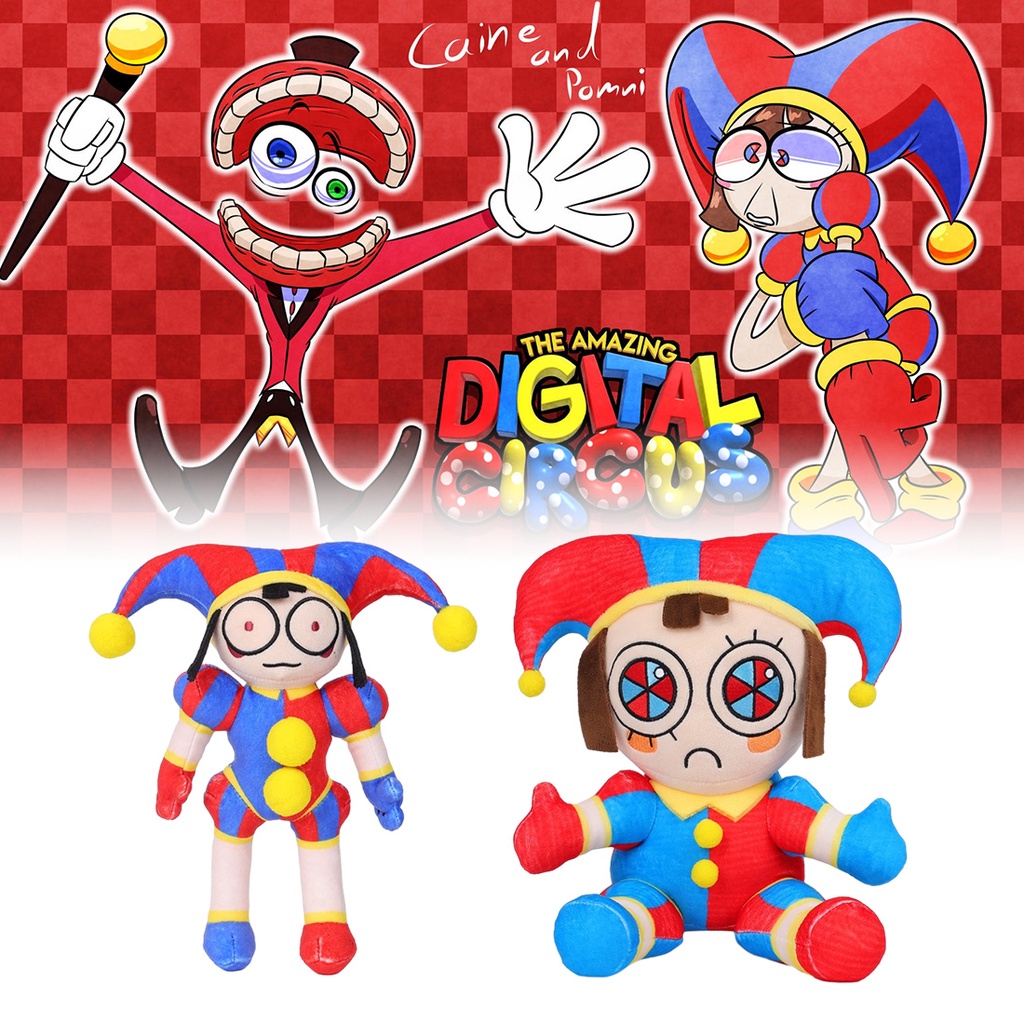 50cm Boneca De Circo Para Crianças O Incrível Brinquedo De Pelúcia DIGITAL  CIRCUS JAX POMNI Zooble Caine Ragatha Kinger Presentes De Natal 2024 |  Shopee Brasil