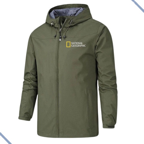 Jaqueta Com Capuz Impermeável, Trilha, Pesca, Bike E Casual