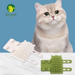GIOVANNI Cat Scratching Rubbing Brush , Pente De Massagem De Silicone Mais Macio Para Animais Domésticos , Acessórios Gatos Filhotes De Cachorro Autolimpeza Raspador De Gato Durável Pet Puppy