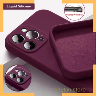 Capa case Aveludado Soft TPU Liquid Silicone Compativel para Iphone 15 15plus 15pro 15pro max