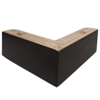Kit 4 Cantoneiras Para Sofás em Madeira Tabaco - 15 x 15 x 6