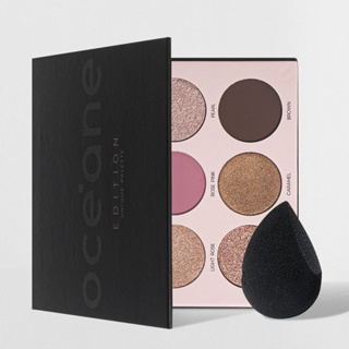 Paleta de Sombras + Esponja de Maquiagem Flat Drop Edition (2 Produtos)