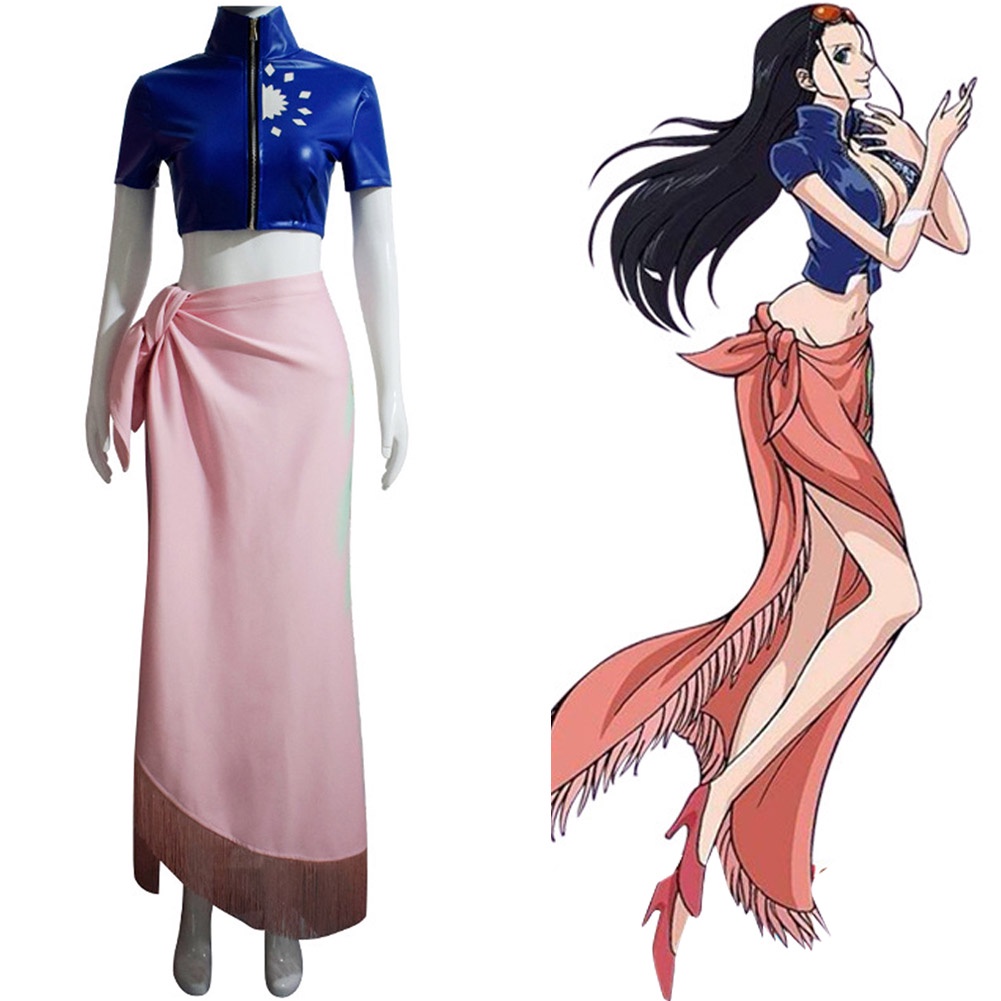 Uma PEÇA UMA PEÇA UMA PEÇA UMA PEÇA Nico Robin cosplay Traje Nico Robin  Dois Anos Depois | Shopee Brasil