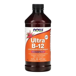 Ultra B-12 Vitamina Complexo B Now Foods 473ml Importado