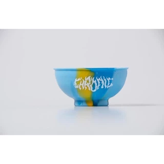 Cuia De Silicone Chronic Azul e Amarelo