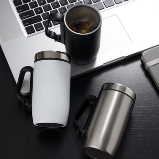 Caneca térmica copo térmico inox com alça 250 ml viagem carro trabalho