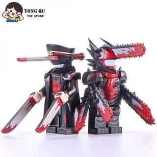 Minifiguras de Anime Minifiguras de Serras de Corrente Bloco de Construção Demoníacas Coleção de Bonecas Ornamentos mini Modelo Brinquedo de Presente