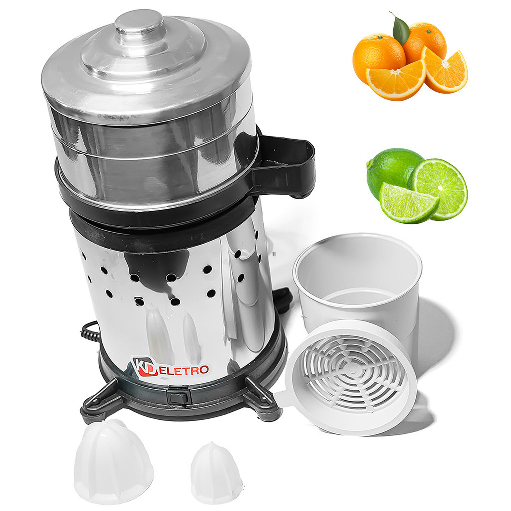 Espremedor Extrator Industrial em Inox - Laranja Sucos Fruta