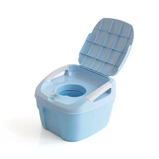 Troninho Infantil Redutor Pinico Ploc Azul Voyage em Oferta na Shopee
