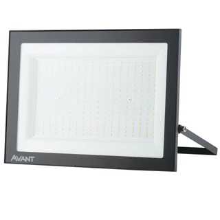 Refletor Led Slim 300w Luz Branco Frio 6500k Bivolt Iluminação Externa Avant