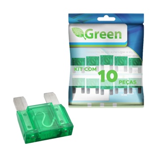 10 X Fusível Automotivo Lâmina Grande Kit C/10 Peças 30amp