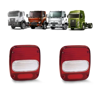 Par Lente da Lanterna Ford Cargo Traseira  Vw Delivery Worker 24250 8120 13180 17180 25390 25320 Euro 5 Marmitão Moderno em Oferta na Shopee