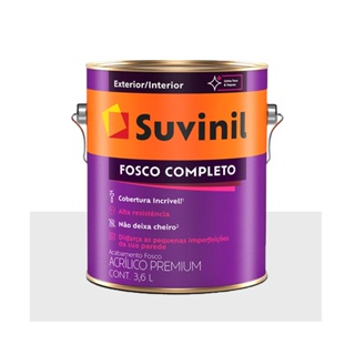 Tinta Suvinil Fosca Completa Acrílica Branca 3,6 Litros Tinta Suvinil Fosco Completo Acrílica Branca 3,6 Litros