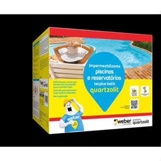Impermeabilizante Quartzolit 18Kg cinza Tecplus Lastic