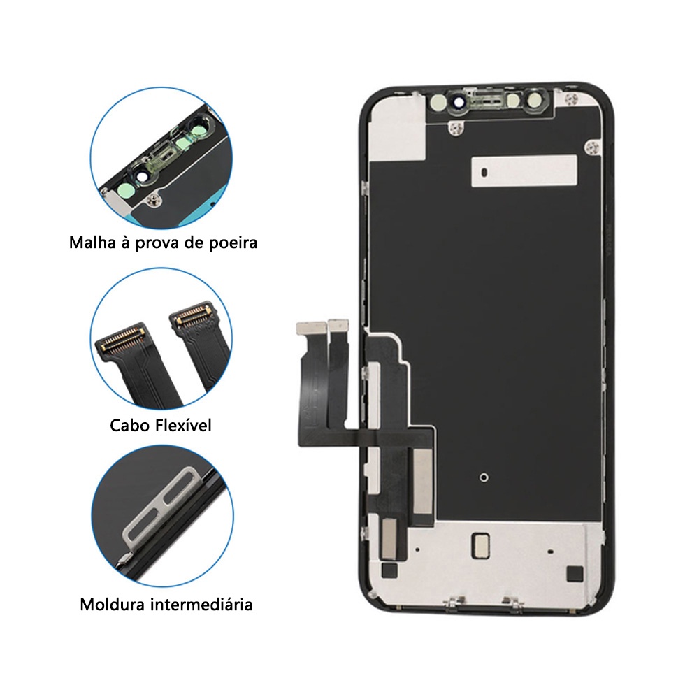VIVID Para Iphone X Xr Xs Xsmax Incell Frontal Display Touch Lcd