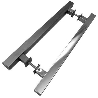 Puxador Quadratto eco 750x600mm inox 304 pol Geris