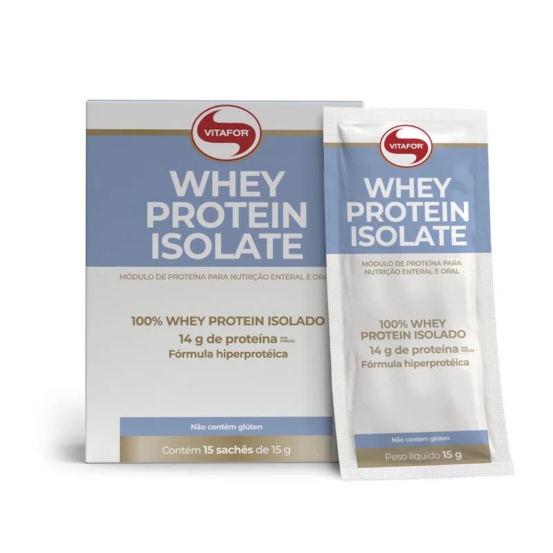 Whey Protein Isolate 15 Saches 15 gr Vitafor