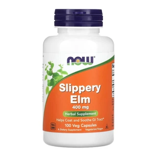 Ulmus Rubra 400mg Now Foods Slippery Elm 100 Veg Caps