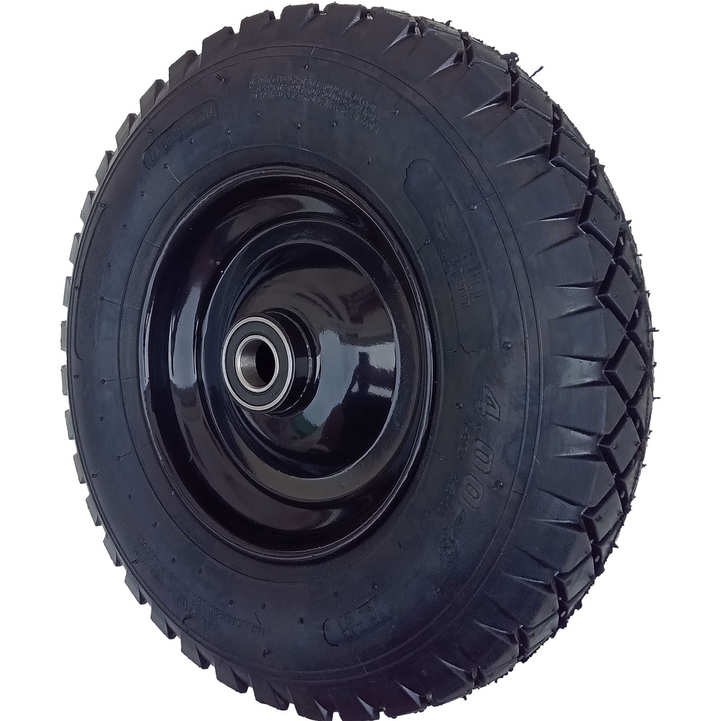 Roda Pneumatica 400x8 Rollamento de Esferah 25mm CP400X8PE