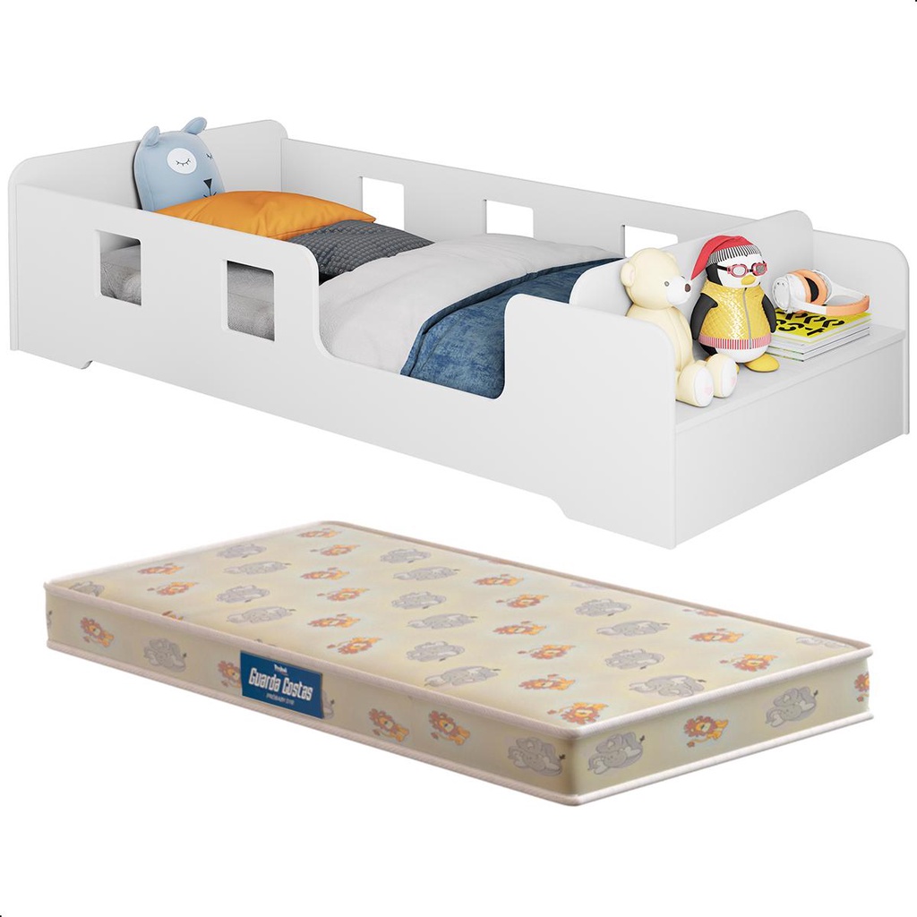 Cama Infantil de Criança Montessoriana Manu com Colchão | Shopee Brasil
