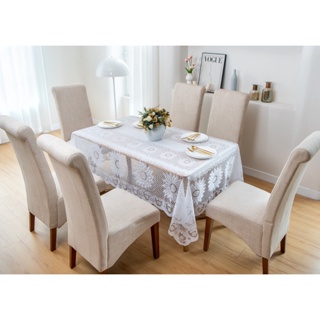 Toalha De Mesa 2,30 X 1,50 Renda Decorativa Grande Mesa 6 Lugares
