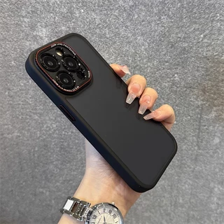 【 Estojo Rígido Em Acrílico Fosco 】 Compatível Para iPhone 15 14 13 pro max 15plus