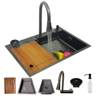 Cuba Gourmet Premium Cascata Lavador Copos Torneira Completa