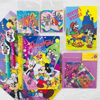 Japan sunstar Disney Limited Mickey Mouse Retro Série Limitada Mickey Mouse Retro Série Nota Pasta Esferográfica Adesivo para caixa de lápis